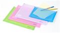 Document holder bag, A4, PP, zip, PANTA PLAST, pastel green